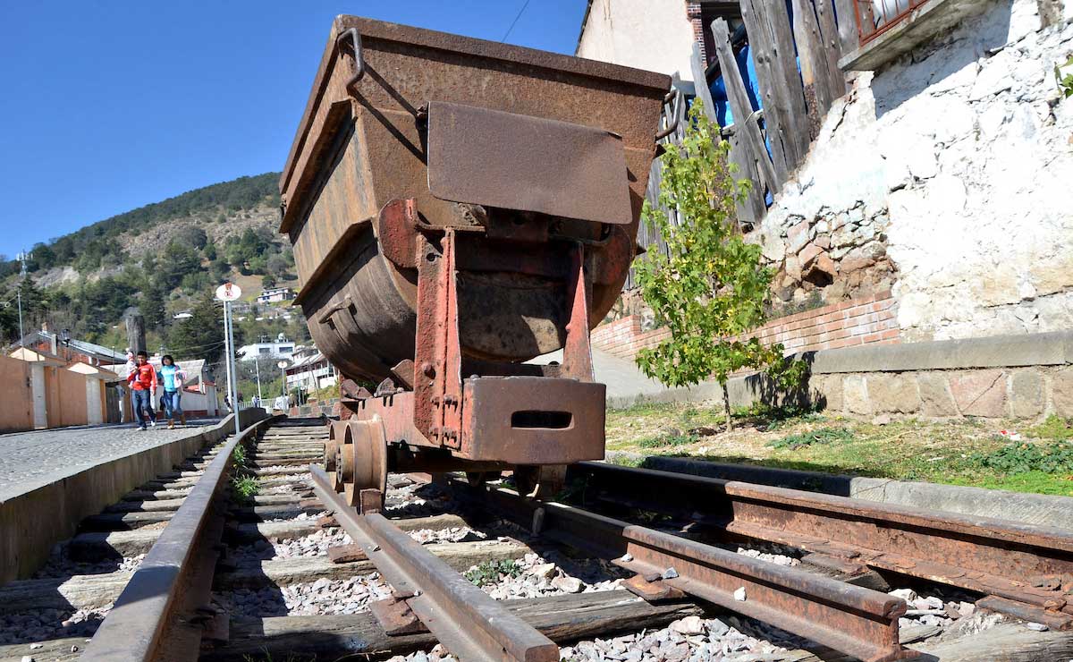 Carrito de minerí­a en El Oro