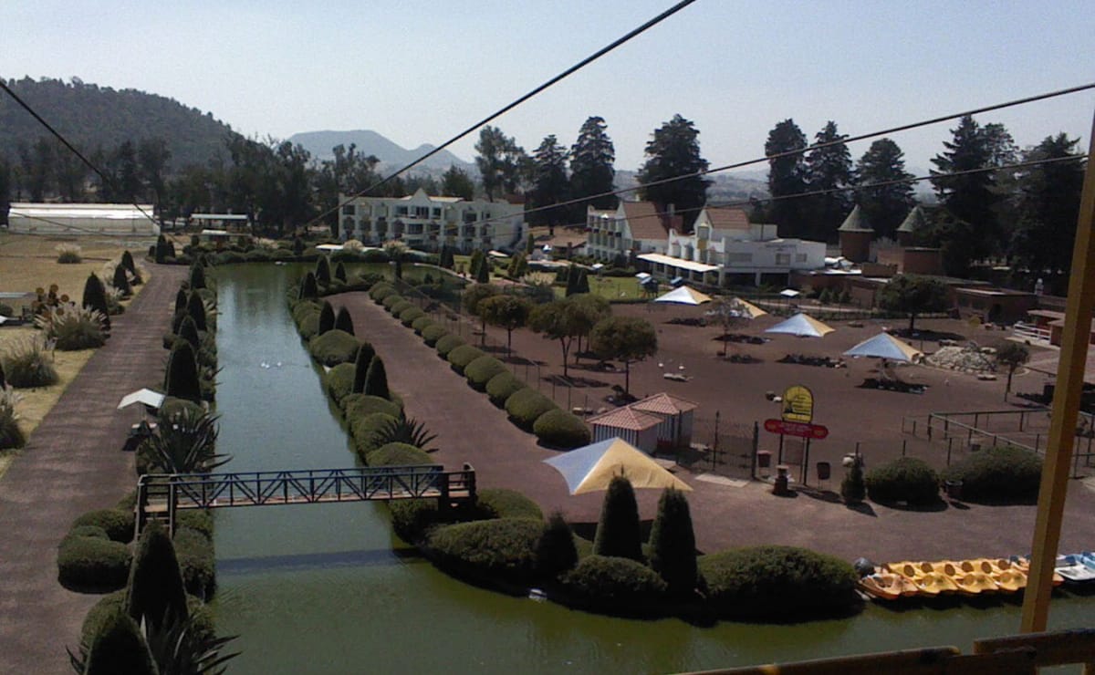 Lago en la Hacienda Panoaya en Amecameca.