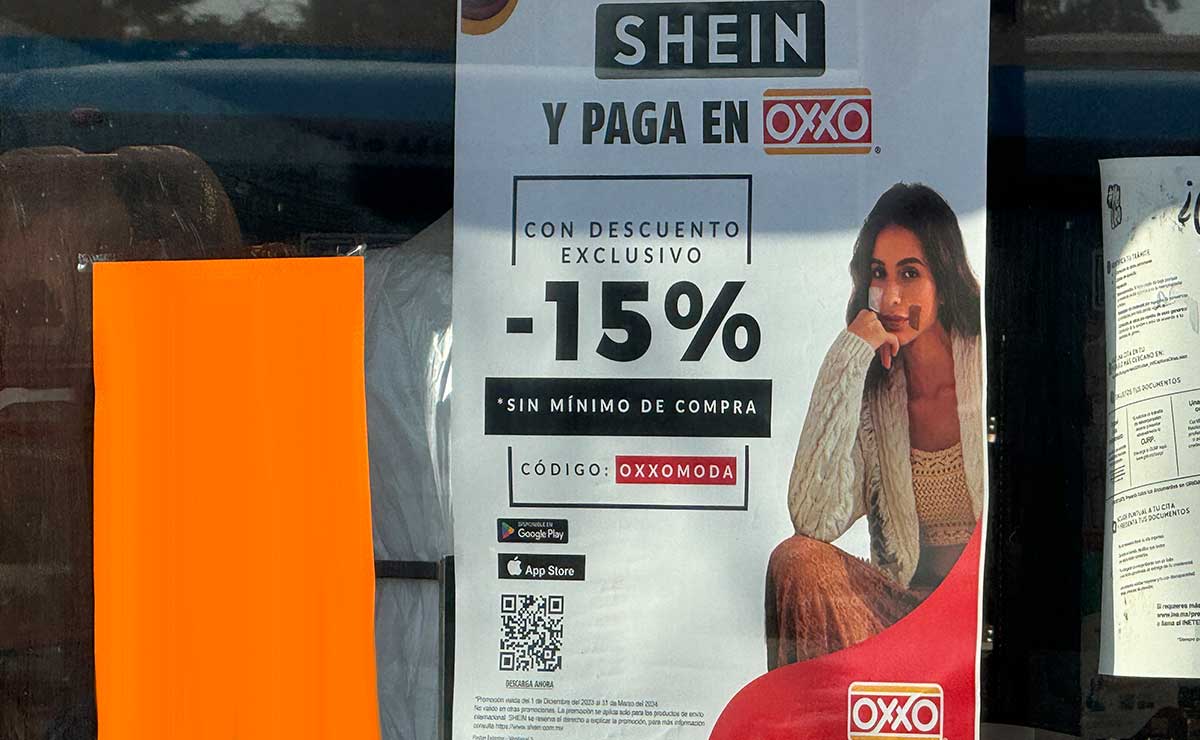 Pago de SHEIN en OXXO para descuento de 15%