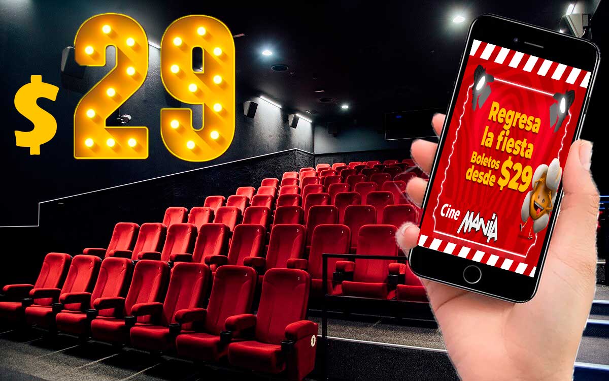 ¡Regresa el cine a 29 pesos en México con grandes promociones!e
