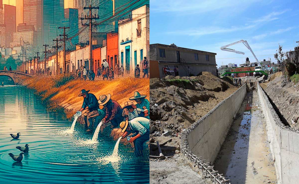 Río Verdiguel en Toluca, historia del Río Verdiguel, lugares antes y después en Toluca