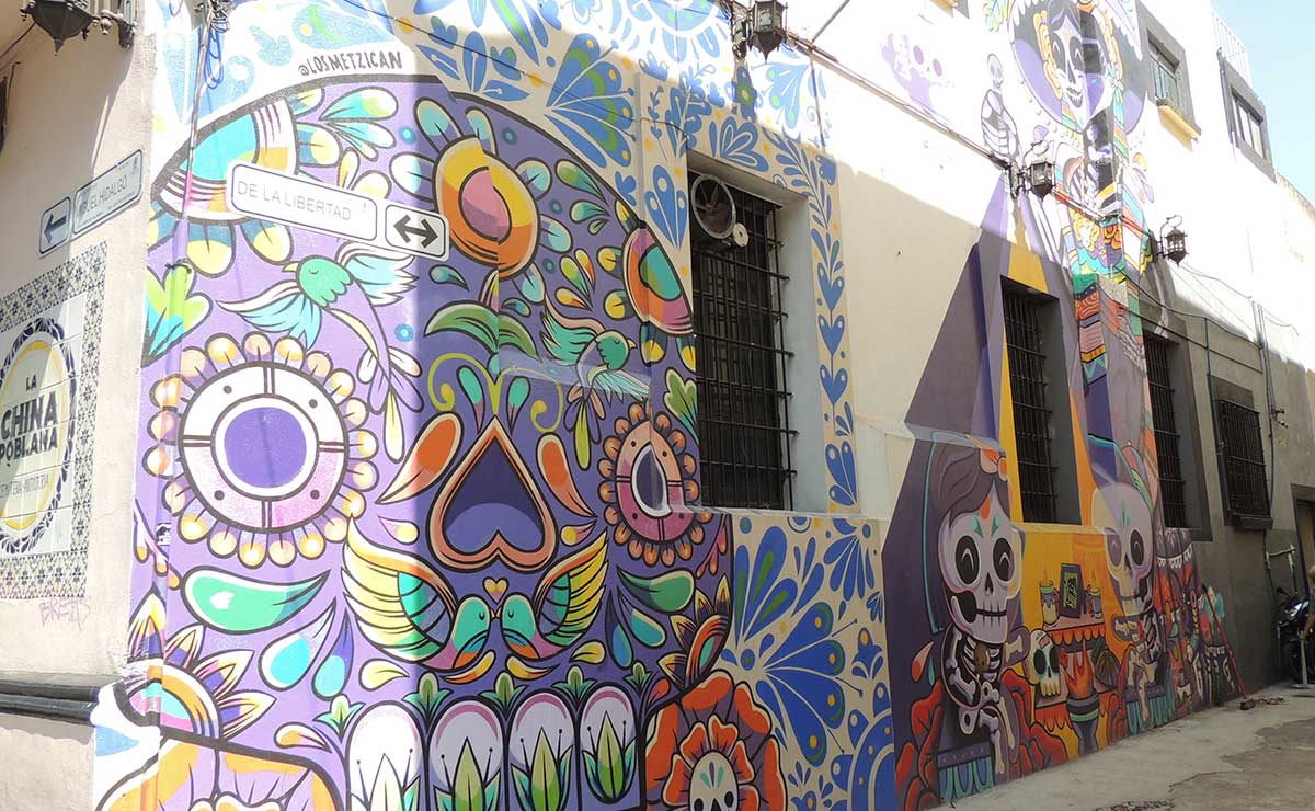 Murales en el centro de Toluca.