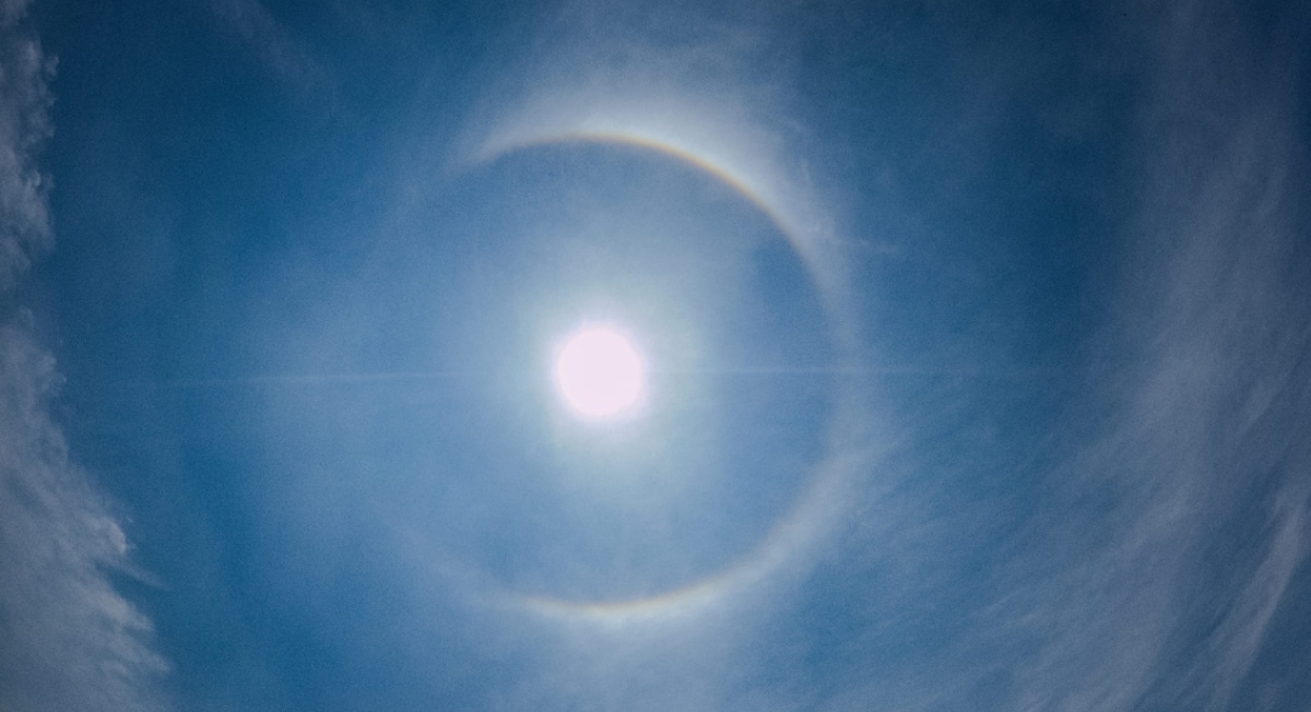 Halo solar en Toluca