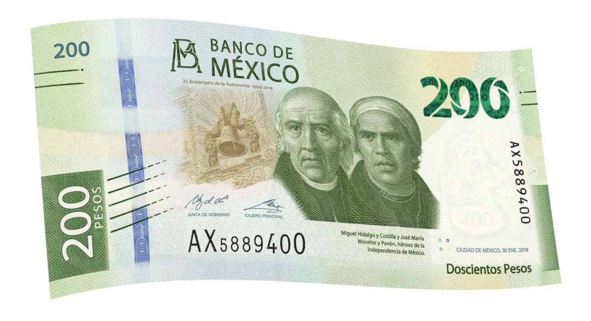 ¿Por qué se cambia el nuevo billete de 200 pesos? Esto dice Banxico