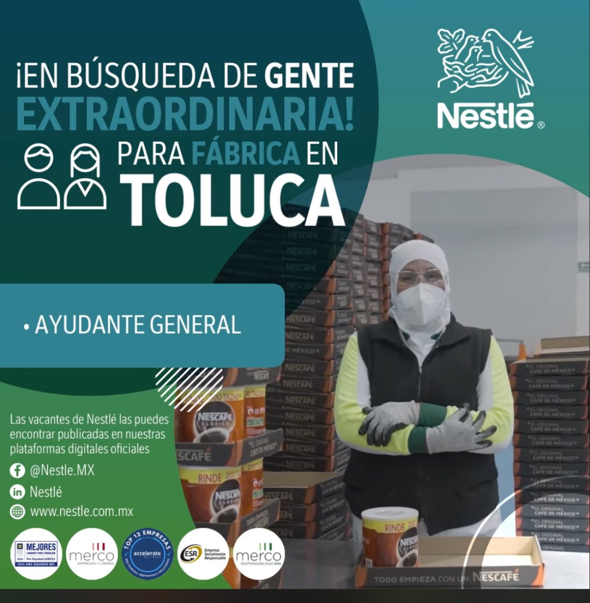 Nestlé Toluca abre nuevas oportunidades de empleo: ¡Descubre cómo aplicar!