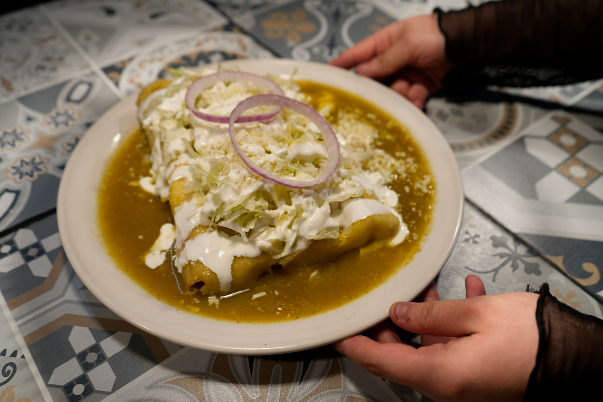 enchiladas verdes de la tí­a enchiladas y cerveza en san buenaventura toluca