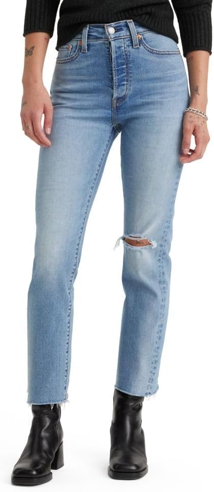 Levi's Wedgie Jean recto para mujer