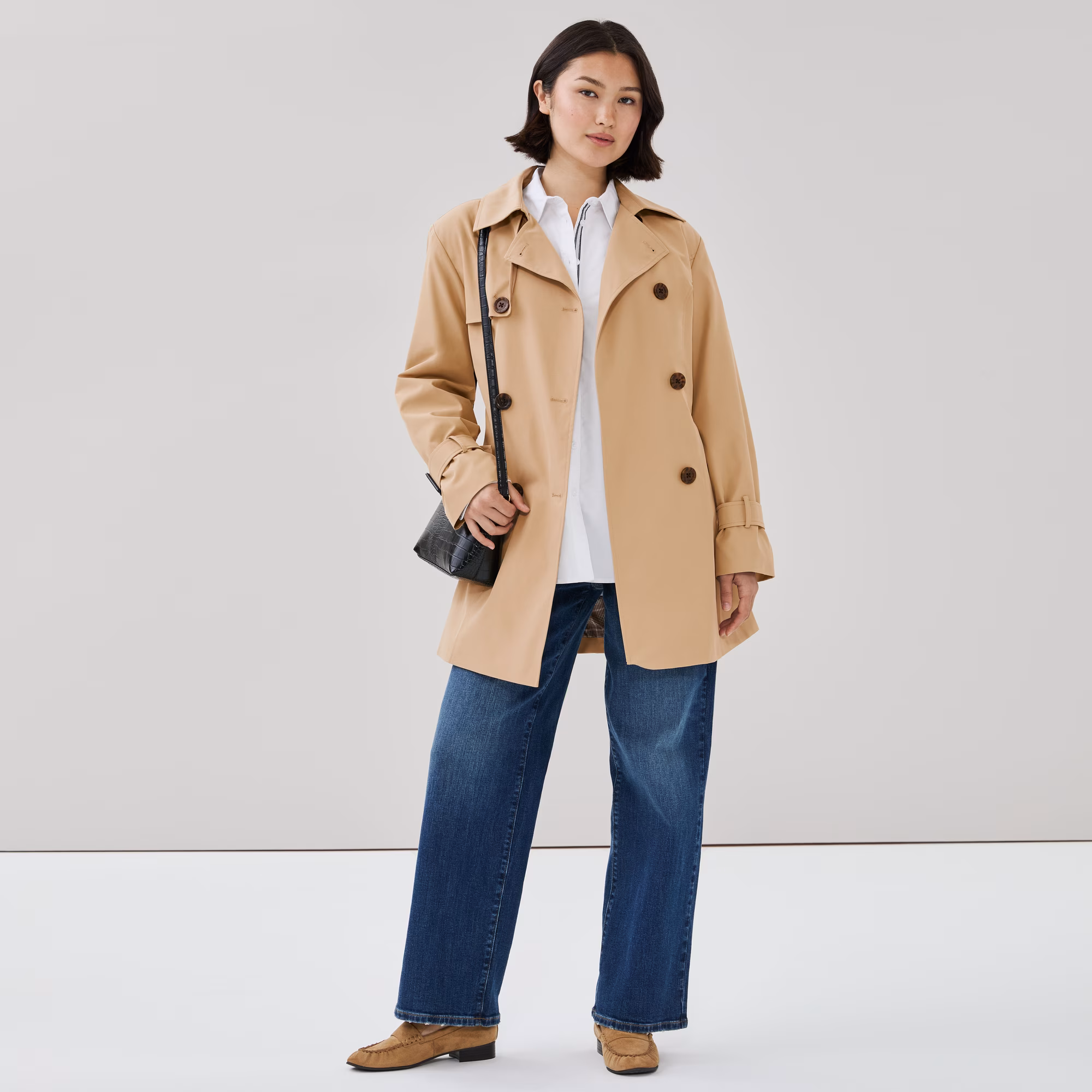 Gabardina midi London Fog - Joe Fresh